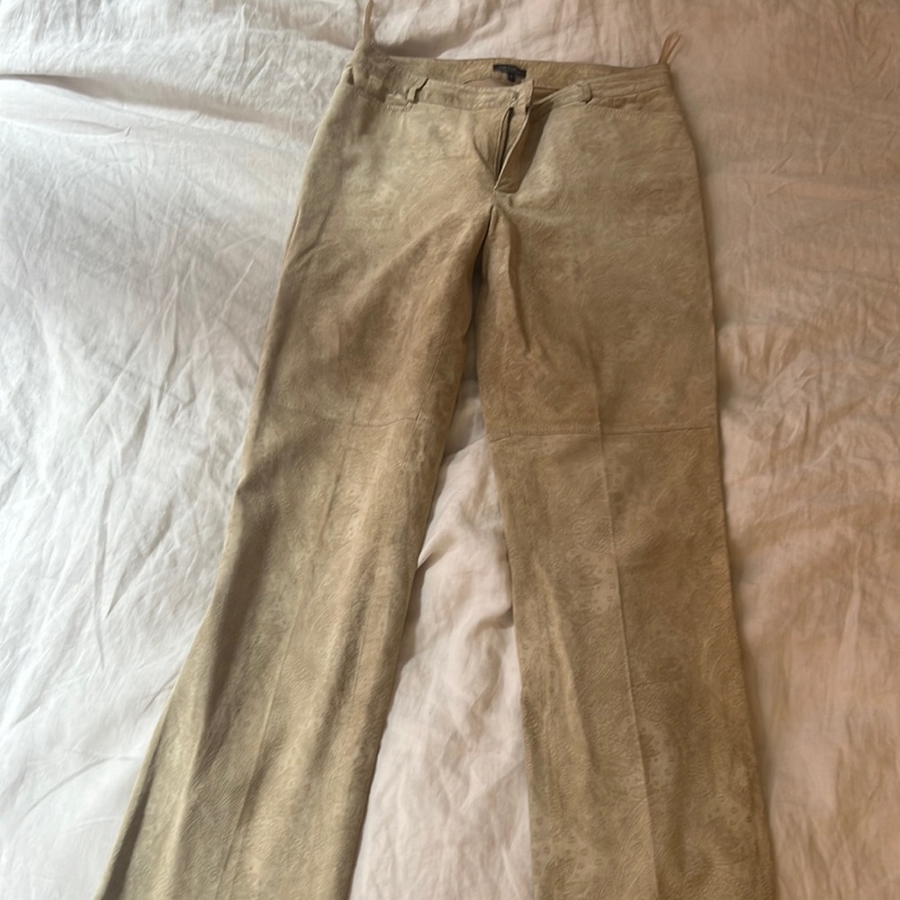 New frontier vintage suede pants